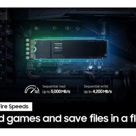 Samsung 990 EVO SSD, PCIe 5.0 x2 M.2 2280, Speeds Up-to 5,000MB/s, Upgrade Storage for PC/Laptops, HMB Technology and Intelligent Turbowrite MZ-V9E1T0BW, Black - Image 5
