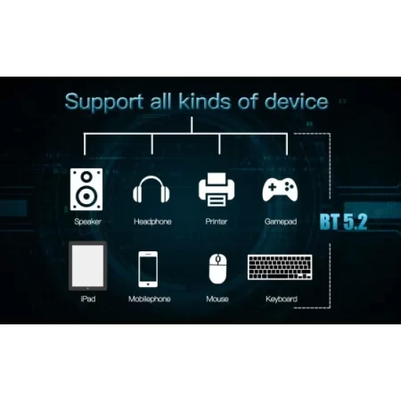FENVI FV-AX3000S WIFI-6 PCIE WiFi Network Adapter Card with intel AX200 Chip set, Dual Band 2.4Ghz/5Ghz, Bluetooth 5.2, Maximum Speed 3000Mbps, High Gain Dual Band Antena and Efficient Head Sink & Letest WPA3 Security - Image 6